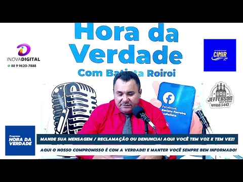 Download MP3 Transmissão ao vivo de Programa Hora da Verdade