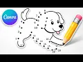 How to Create a Dot to Dot Puzzle in Canva