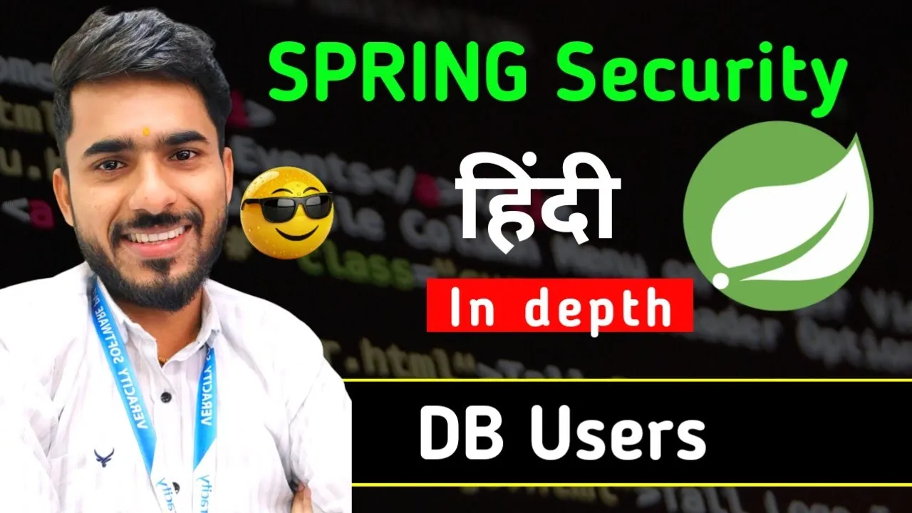 Spring Security हिंदी In Depth | Db Users | aadiandjava
