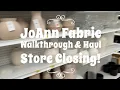 JoAnn Fabrics Store Closing Walk-Through Shop With Me April 2025