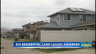 Hundreds of Native Hawaiian families on Oahu get homeownership leases