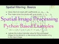 spatial image processing with python Computer Vision Electrical Engineering Education