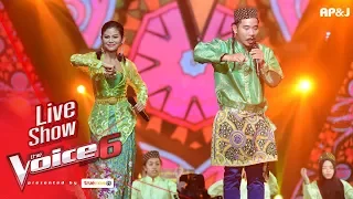 เปรี้ยว+แชมป์ - Dikir Puteri - Live Show - The Voice Thailand - 11 Feb 2018