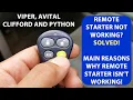 Remote starter not working Good for Viper Avital Clifford Python and other Directed Brands