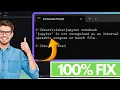 How to Solve Jupyter is Not Recognized in Windows Easy Fix
