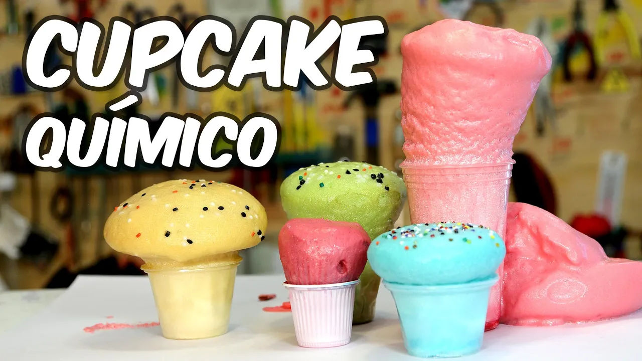 COMO FAZER UM CUPCAKE QUÍMICO EXPERIMENTOS DE QUÍMICA FÁCIL