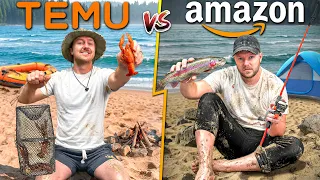 Temu vs. Amazon - $300 Island Survival Challenge!
