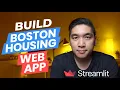 How to Build a Boston Housing Price Prediction Web App in Python Streamlit