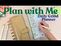 Plan With Me in My Daily Grind Travel Planner Putting My Goals on Paper