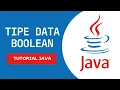 Tutorial Pemrograman Bahasa Java Dasar Tipe Data Boolean