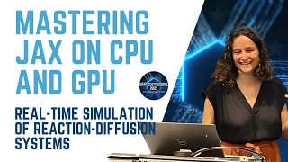 Mastering JAX on CPU and GPU Real-Time Simulation of Reaction-Diffusion Systems