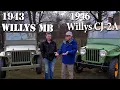 We Compare a Willys MB And CJ-2A - What Separates These Two Jeeps