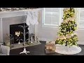 For Swarovski Christmas Ornament 2022 Annual Crystal Snowflake Rotating Stand