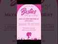 Pink Doll Birt ay Invitation