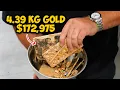 Making a 4-Kilo Gold Bar Out of Scrap Jewelry in 2 Minutes