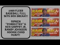 1989 Fleer Vintage Set Break Rare Ripken Corrected Card Griffey Jr Johnson Cards Found