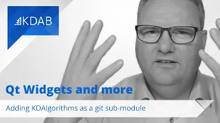 Adding KDAlgorithms as a Git Sub-Module