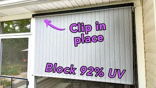 Installing Costco Koolspot Sun Shade on My Porch