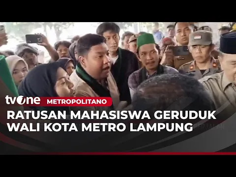 Dinilai Gagal Menjalankan Amanat, Ratusan Mahasiswa di Lampung Geruduk Wali Kota