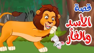 زاد الحكايا قصص اطفال قصص قبل النوم الأسد والفأر 