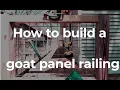 How to build a Hog Panel Deck Railing - Farm house style Ep 68