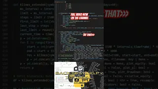 Backtesting with python tutorial series starts today