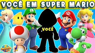😱Crie sua Versão em Super Mario 🍄⭐ Você no Universo Mario, Luigi e Princesa Peach