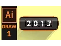 Drawing a Flip clock style happy new year wish in Adobe illustrator PART 01