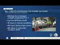 Bill credits increased for power outages in Michigan