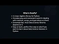 What is NumPy - Python for Data Science and Machine Learning