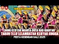Kab Gianyar, Tabuh Telu Lelambatan Kebyar Jingga, Gong Kebyar Wanita Duta Kab Gianyar | PKB 2025