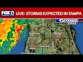 FOX 13 Live Radar Showers and thunderstorms expected in Tampa Bay area