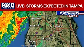 FOX 13 Live Radar Showers and thunderstorms expected in Tampa Bay area