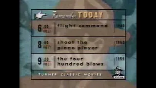 1999 TCM Program Lineup Bumper and One Reel Wonders Intro