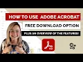 How to Download Use Adobe Acrobat for Free Learn What You Can Do With the Adobe Acrobat Reader