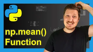 mean Function of NumPy Library in Python 3 Examples np mean of Array Mean of Columns Rows