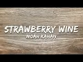 Download Lagu Noah Kahan - Strawberry Wine (Lyrics)