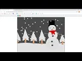 Snow Effect on Scratch Coding program
