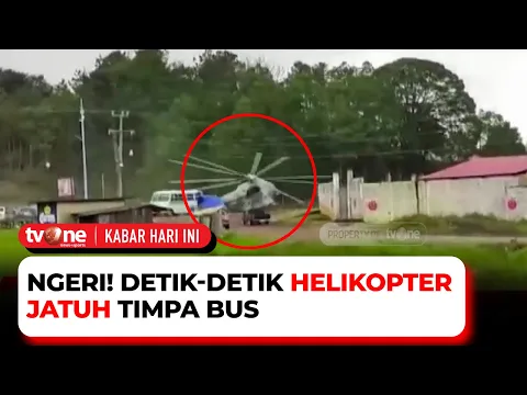Detik-detik Helikopter Angkatan Laut Hilang Kendali Hingga Jatuh