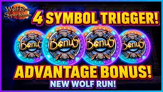 RARE BONUS! Wolf Run Super Moon! HOT NEW SLOT!