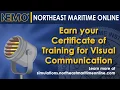 Learn visual Morse code with the NEMO Visual Communication Flashing Lights Course