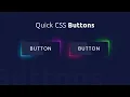 Creative CSS Button Hover Effects Glowing Gradient Border Effects using Html CSS