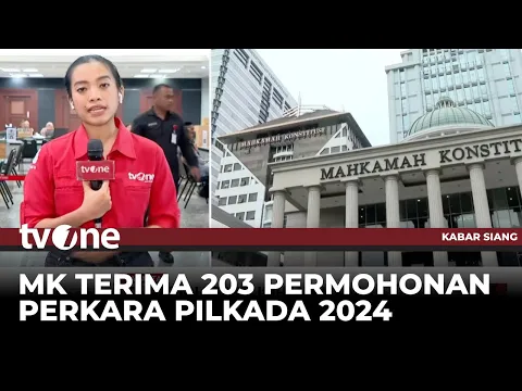 203 Permohonan Perkara Pilkada 2024 telah Diterima Pihak MK