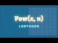 Pow x n Binary Exponentiation Leetcode Problem 50 C Solution Hindi
