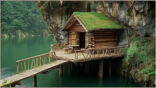 I Spend 90 Days To Building Cooking And Survival On The Cliff  I Spend 90 Days To Building Cooking And Survival On The Cliff