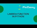 Lambda Function In Python