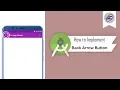 How to Implement Back Button on Toolbar in Android Studio BackButtonAndroid Android Coding