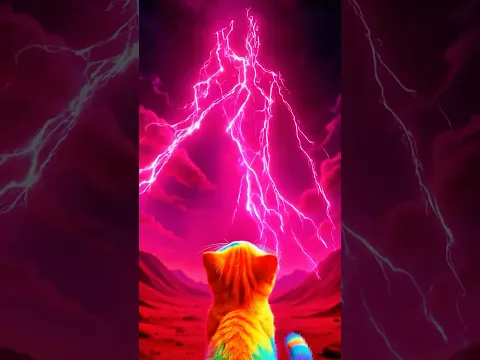 🐱🚀 Space Cat Mission 🌈 Pink Cat From Another World?!😱#cat #cattales #kitten #catfunny