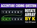 The 3-Reversal Trick Rotate Array Accenture Coding Prep