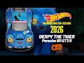 First Look Hot Wheels 2026 SDCC Exclusive DERPY THE TIGER Porsche 911 GT3 R K-POP DEMON HUNTERS